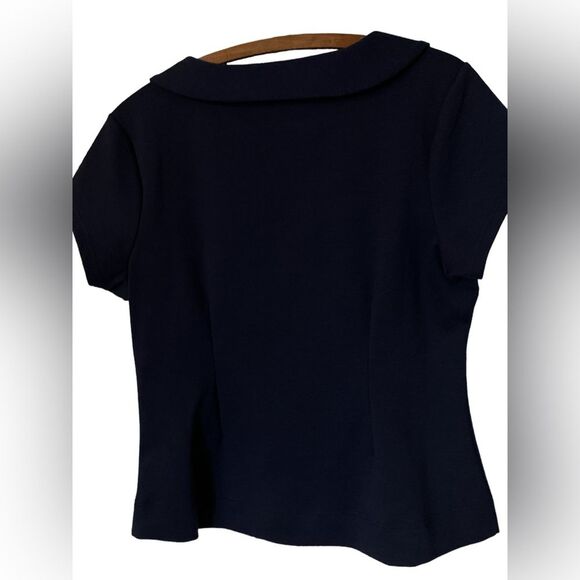 Bea and Dot by ModCloth Navy Blue Top Size L - Picture 2 of 4